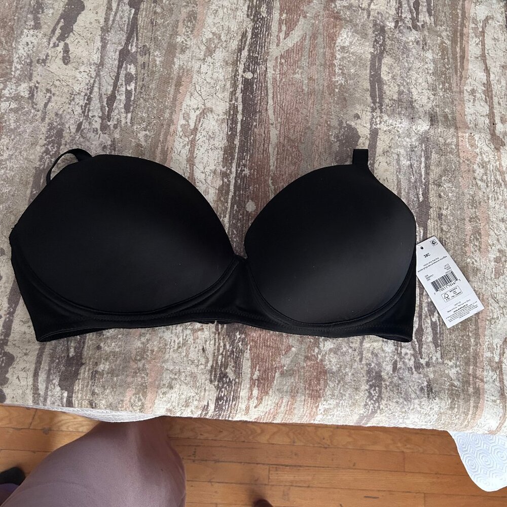 NWT George Black Bra 38C